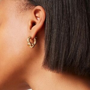 Jenny Bird Maeve Hoops - Small - gold - NIB